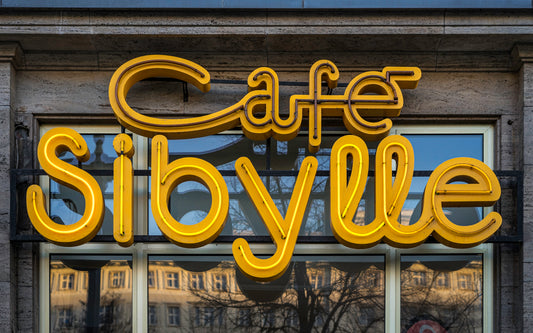 A walking tour of neon signs along Berlin’s Karl-Marx-Allee by Jesse Simon