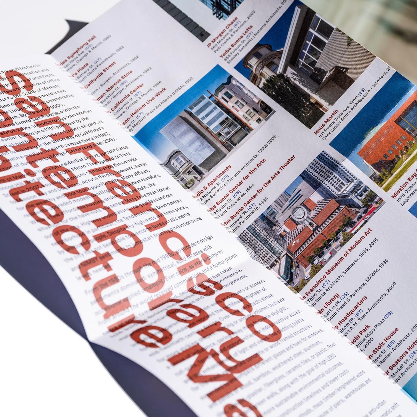 San Francisco Contemporary Architecture Map