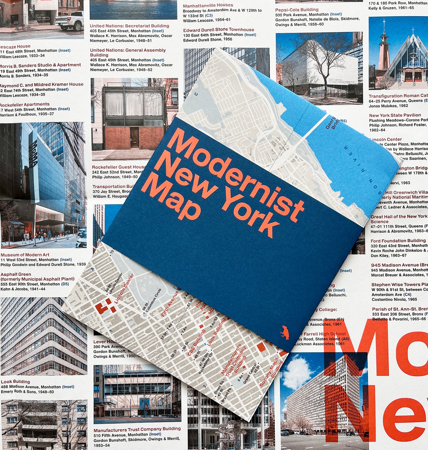 Modernist New York Map