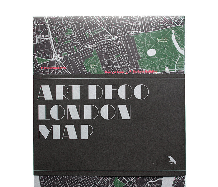 Art Deco London Map