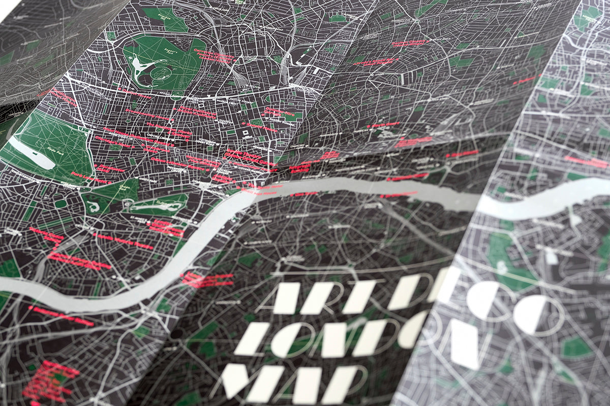 Art Deco London Map