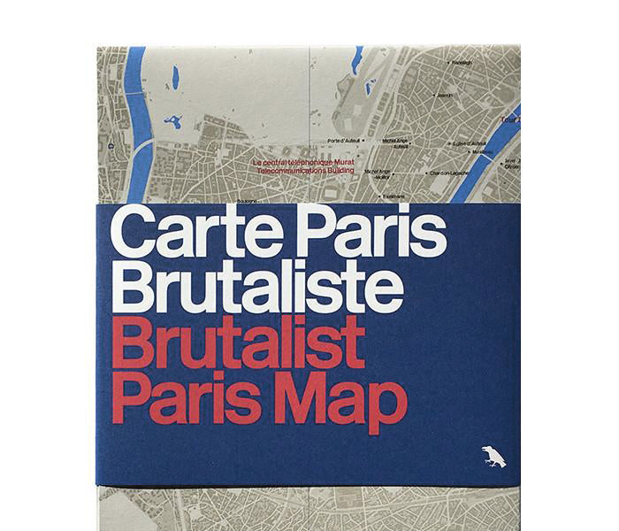 Brutalist Paris Map