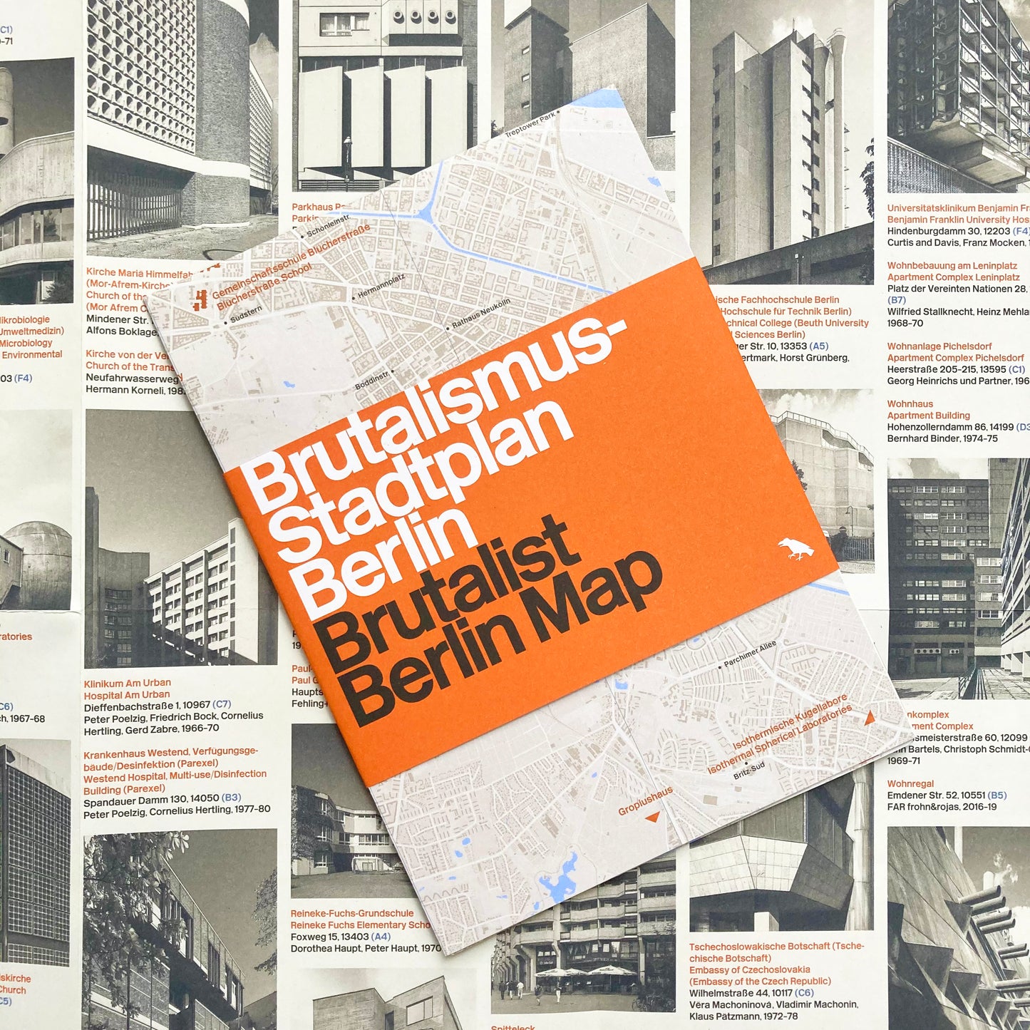 Brutalist Berlin Map