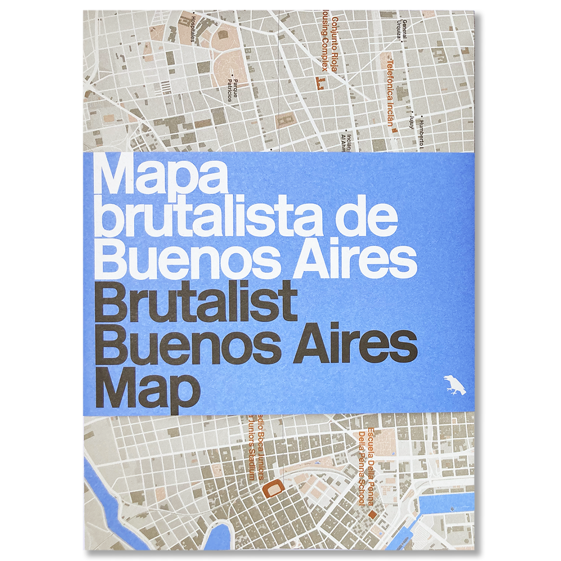 Brutalist Buenos Aires Map