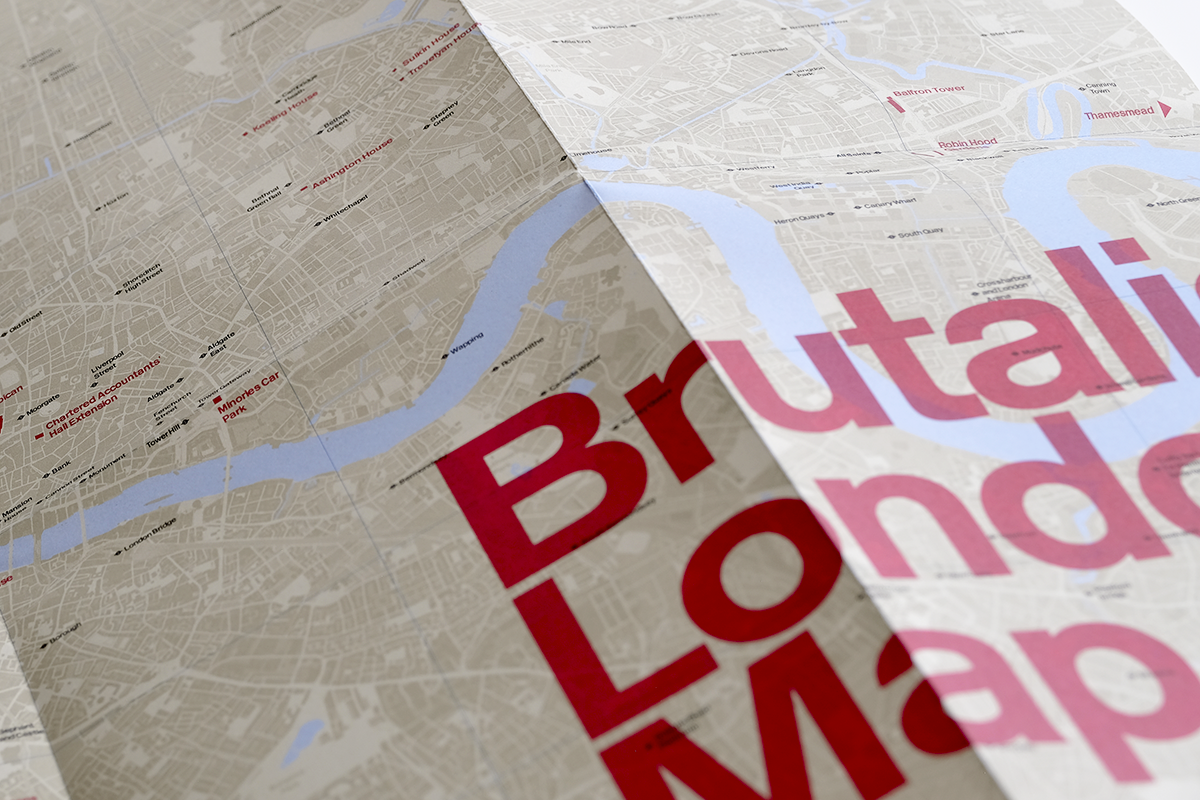 Brutalist London Map