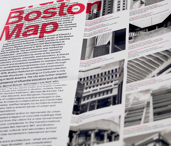 Brutalist Boston Map