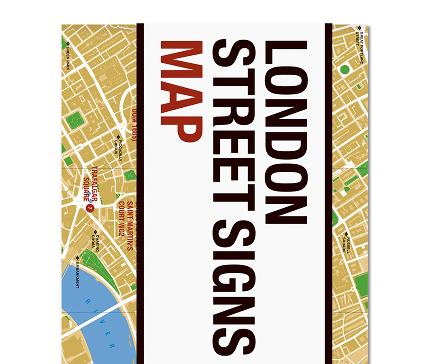 London Street Signs Map