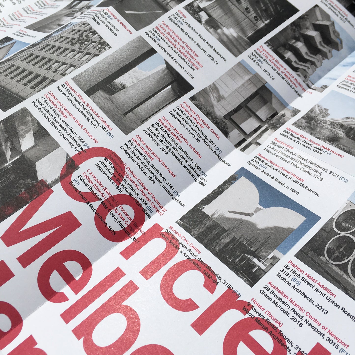 Concrete Melbourne Map