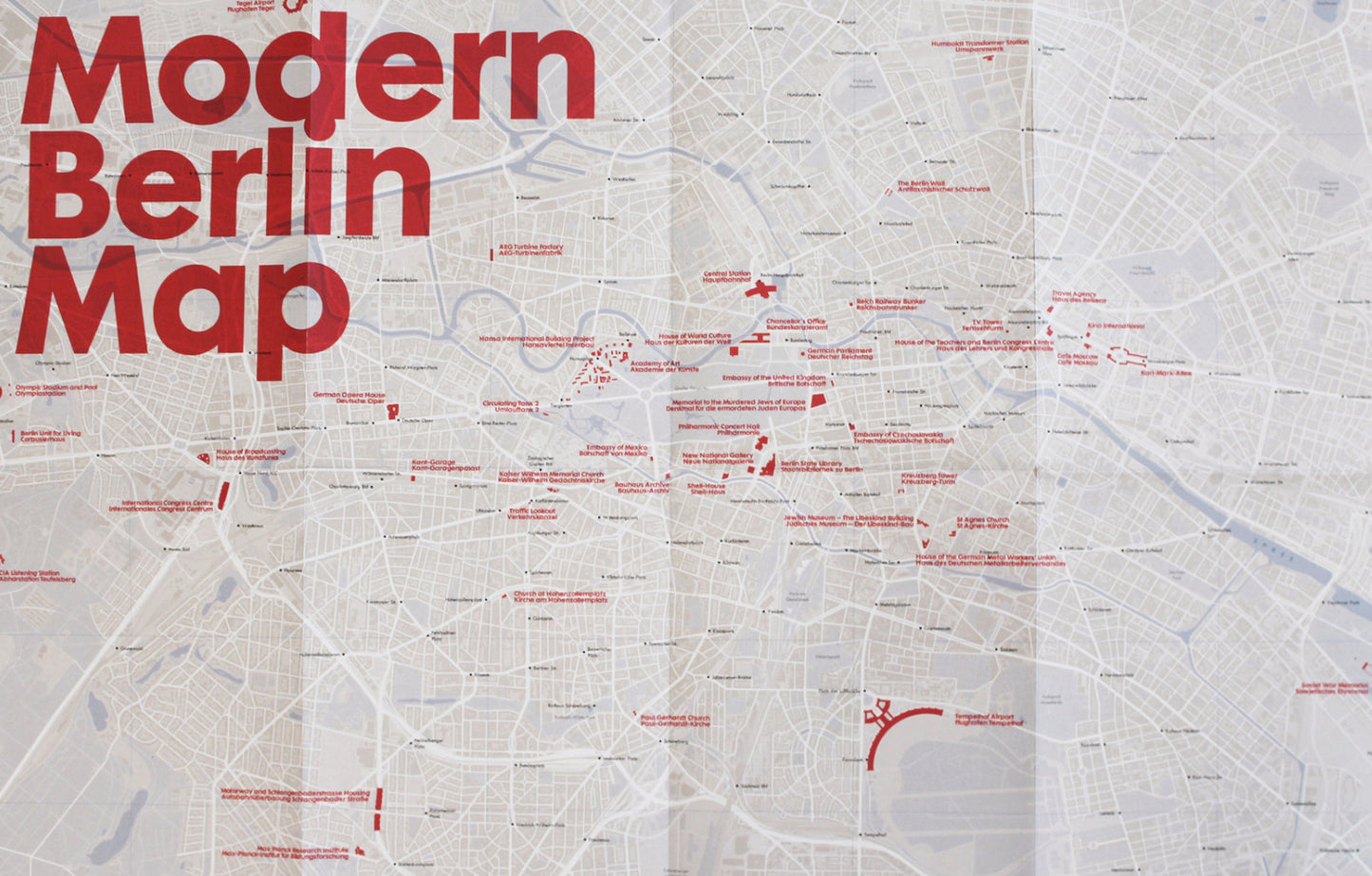 Modern Berlin Map