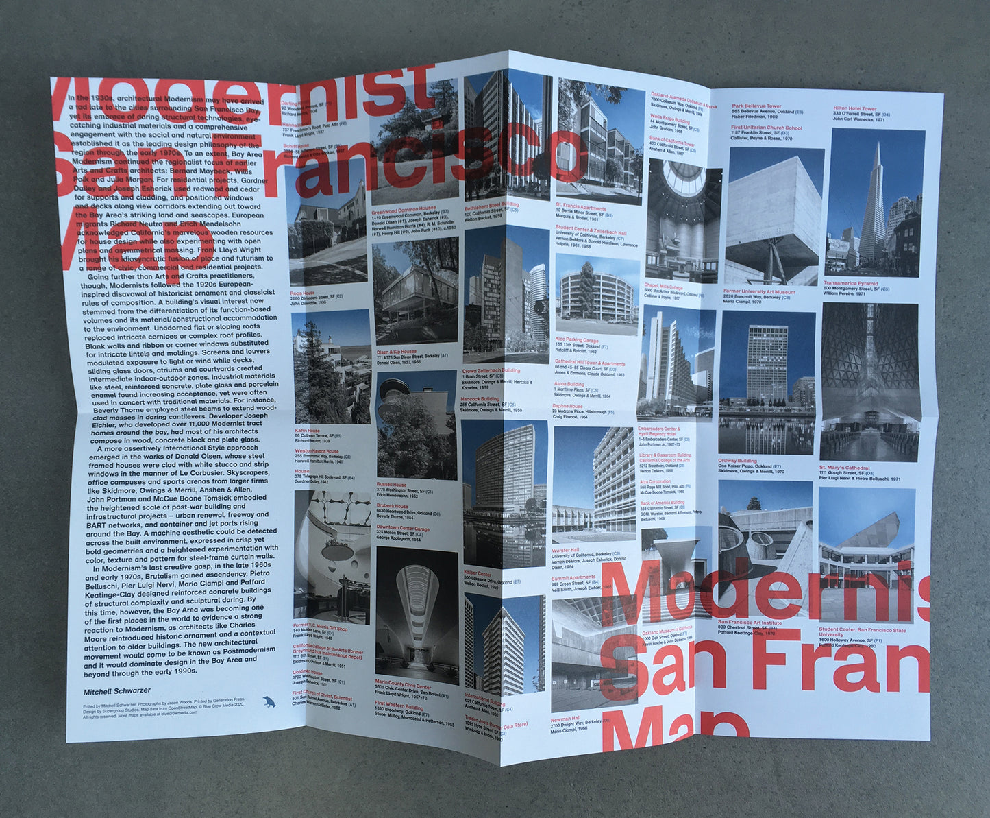 Modernist San Francisco Map