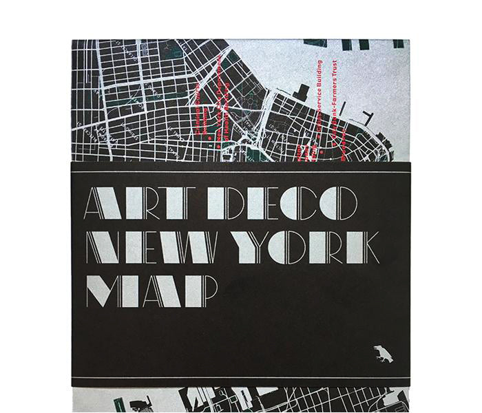 Art Deco New York Map