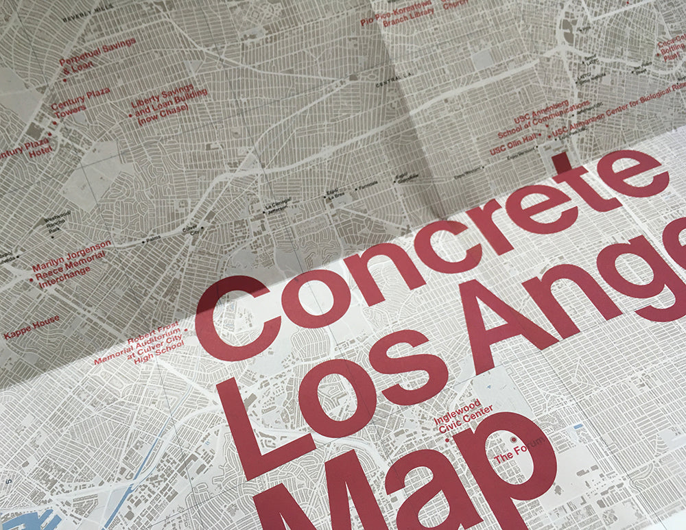 Concrete Los Angeles Map