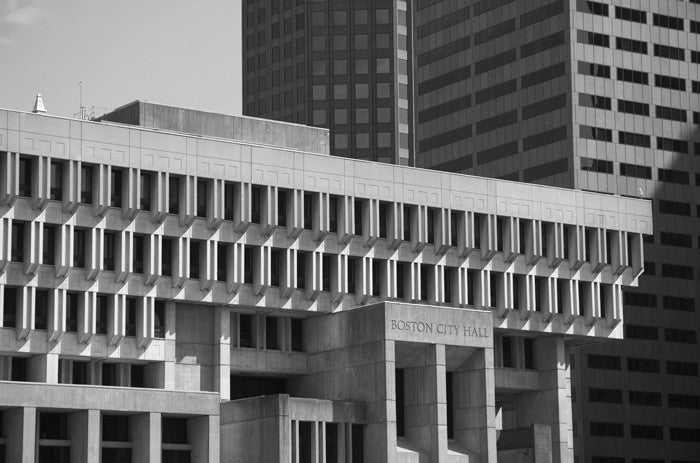 Brutalist Boston Map