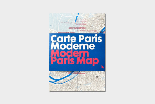New urban map guide to Modern architecture in Paris
