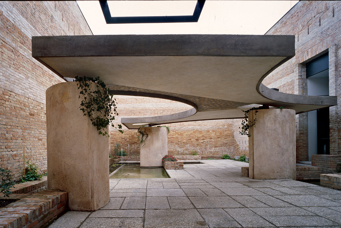 The Sculpture Garden by architect Carlo Scarpa at the Giardini della Biennale in Venice