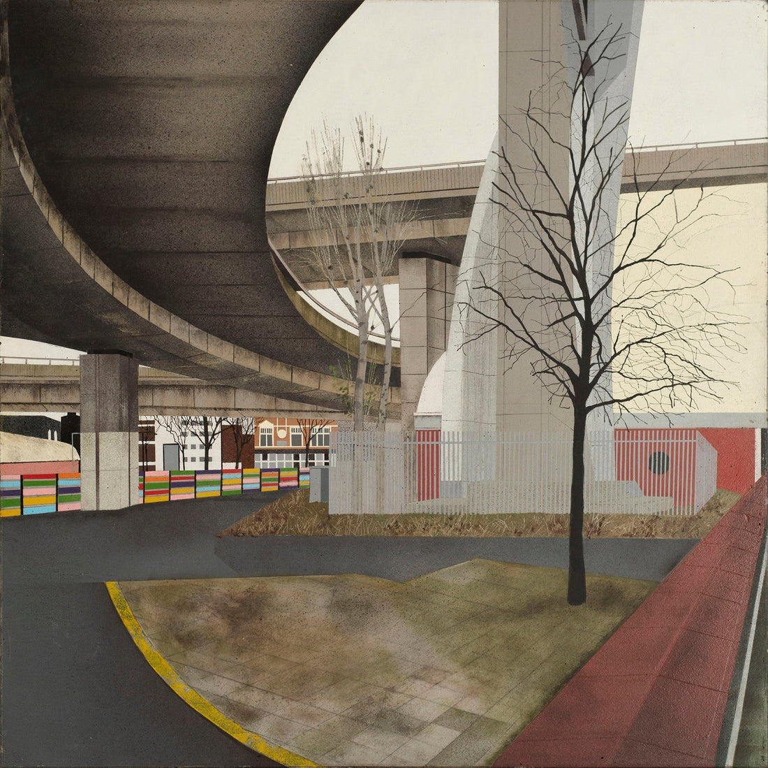 Artist Mandy Payne’s impressions of British Brutalism