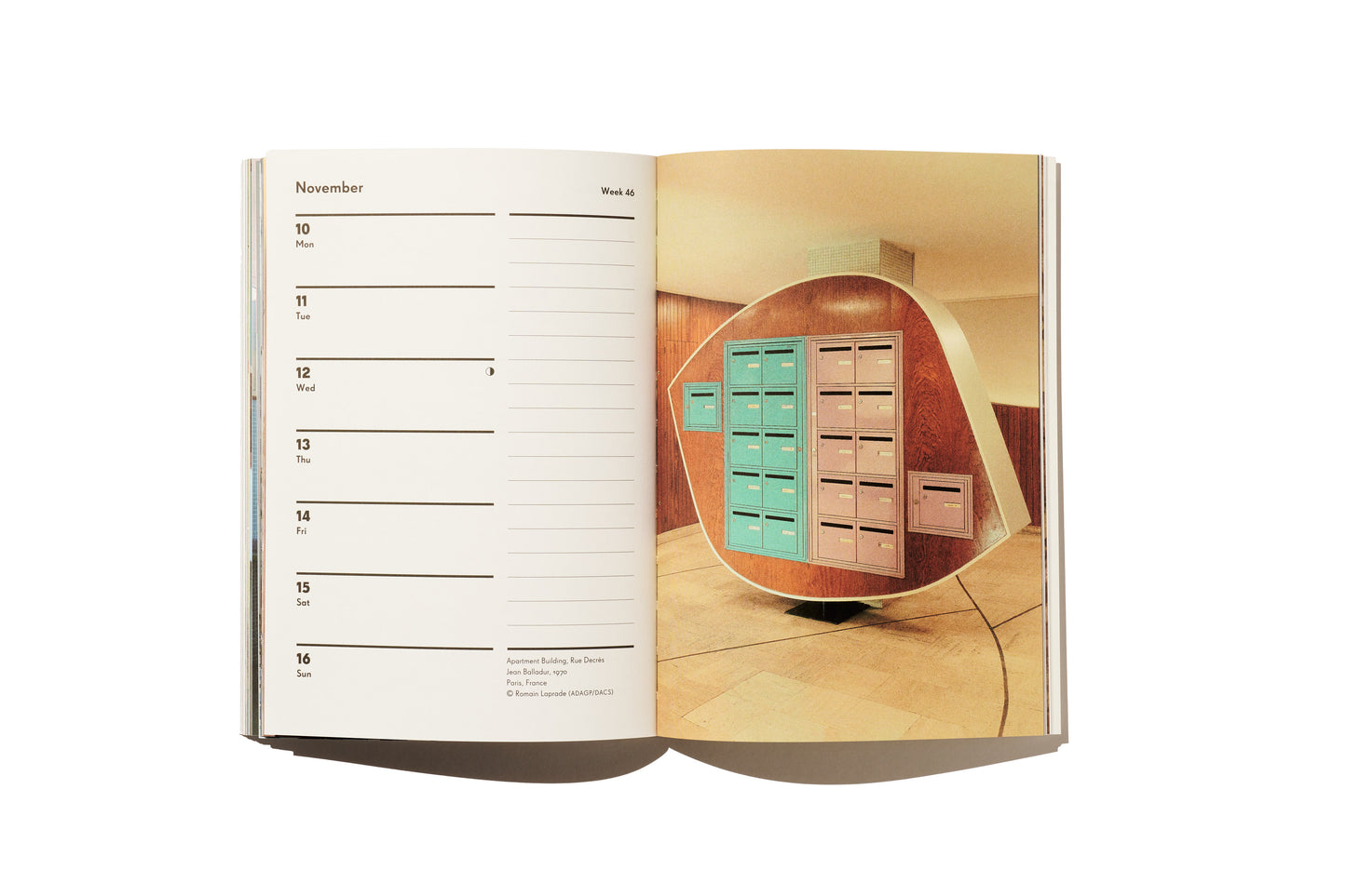 Brutalist Calendar and Modernist Planner