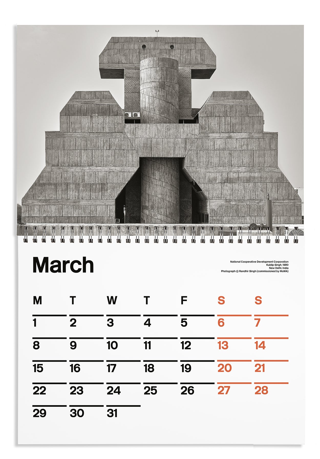 Brutalist Calendar 2027