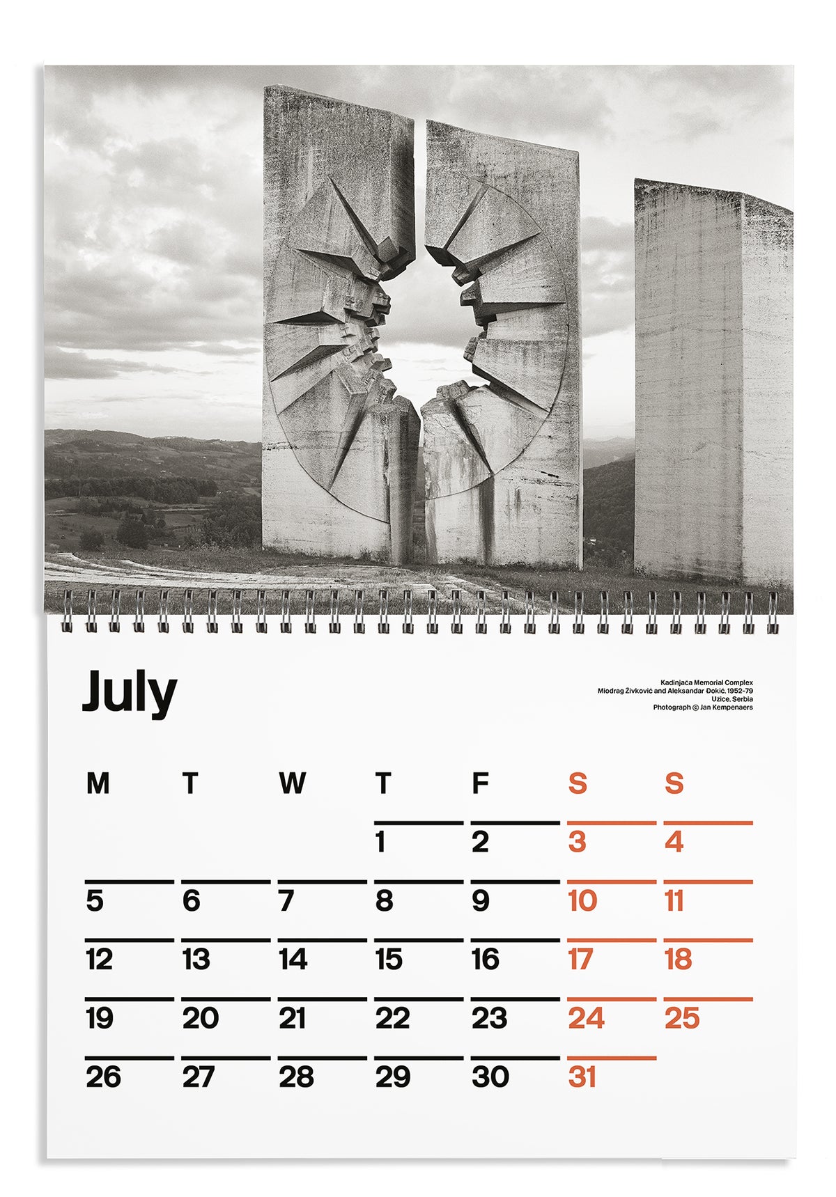 Brutalist Calendar 2027