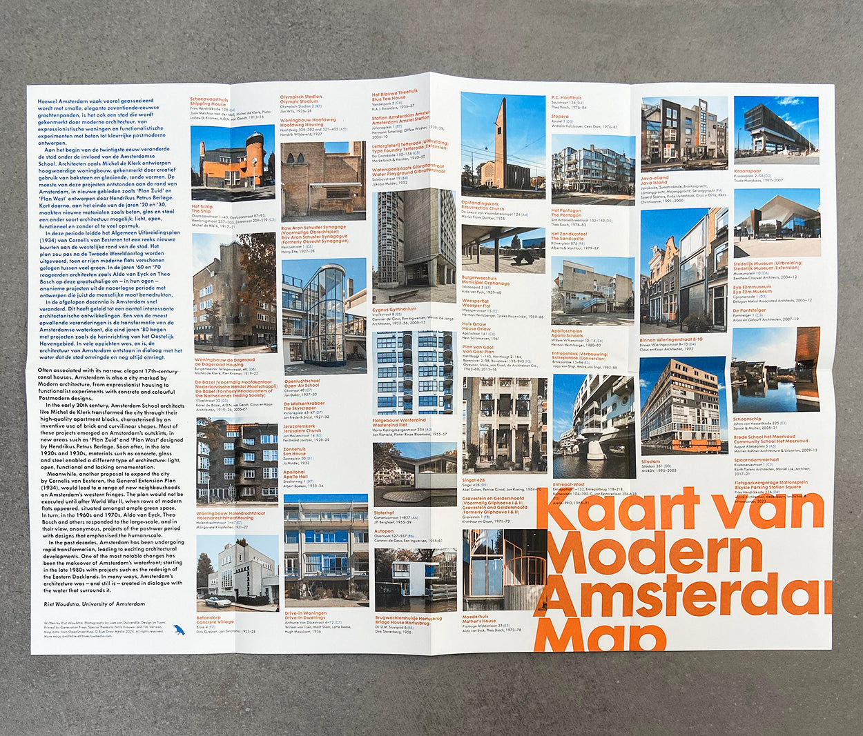 Modern Amsterdam Map / Kaart van Modern Amsterdam