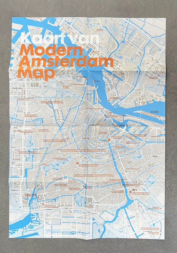 Modern Amsterdam Map / Kaart van Modern Amsterdam