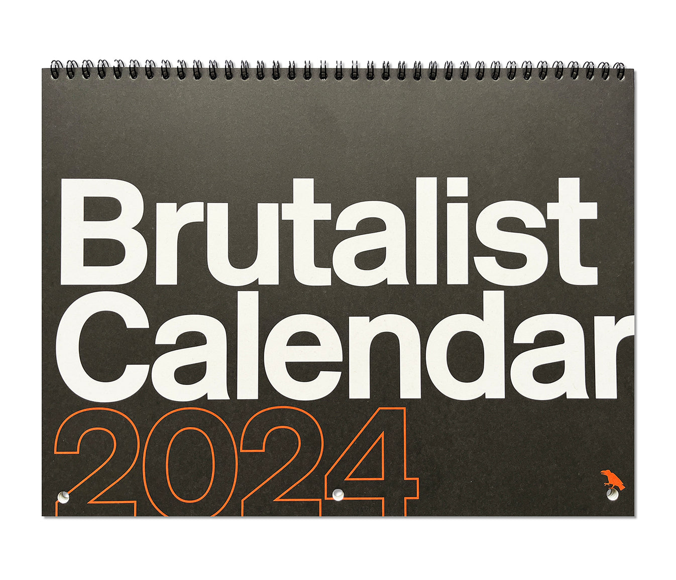 Brutalist Calendar 2024 Monthly calendar with photographs of