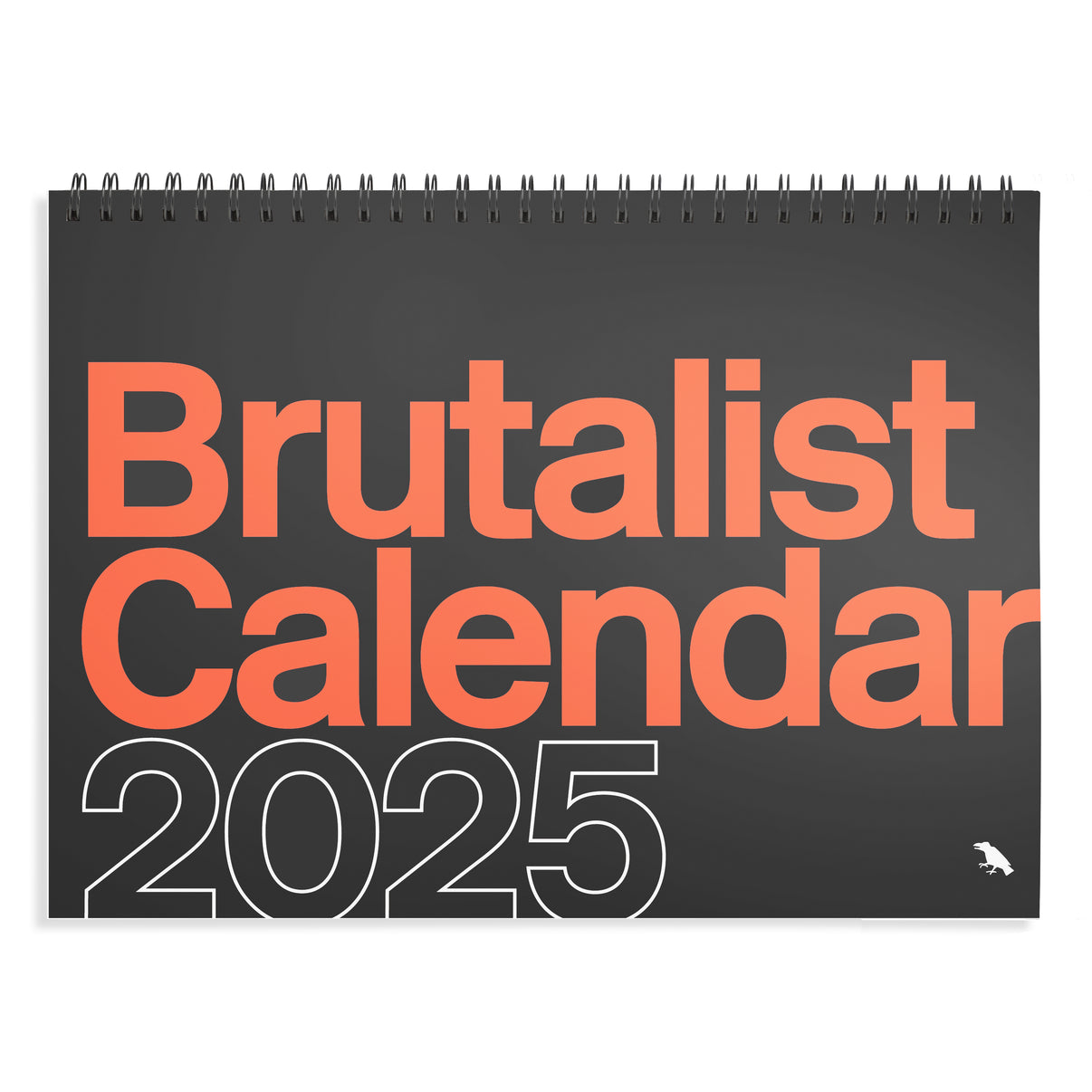 Brutalist Calendar 2024 Monthly calendar with photographs of