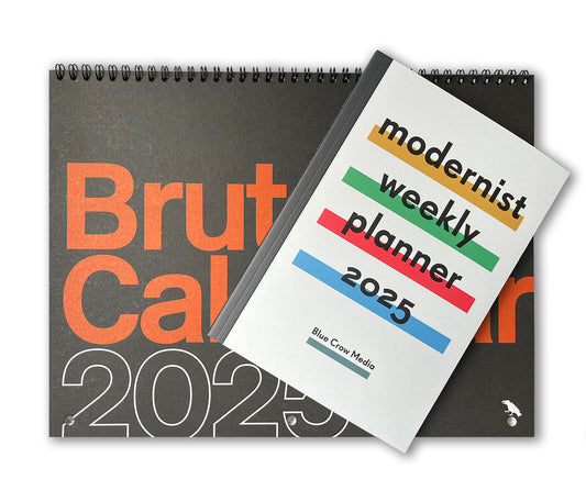 Brutalist Calendar and Modernist Planner