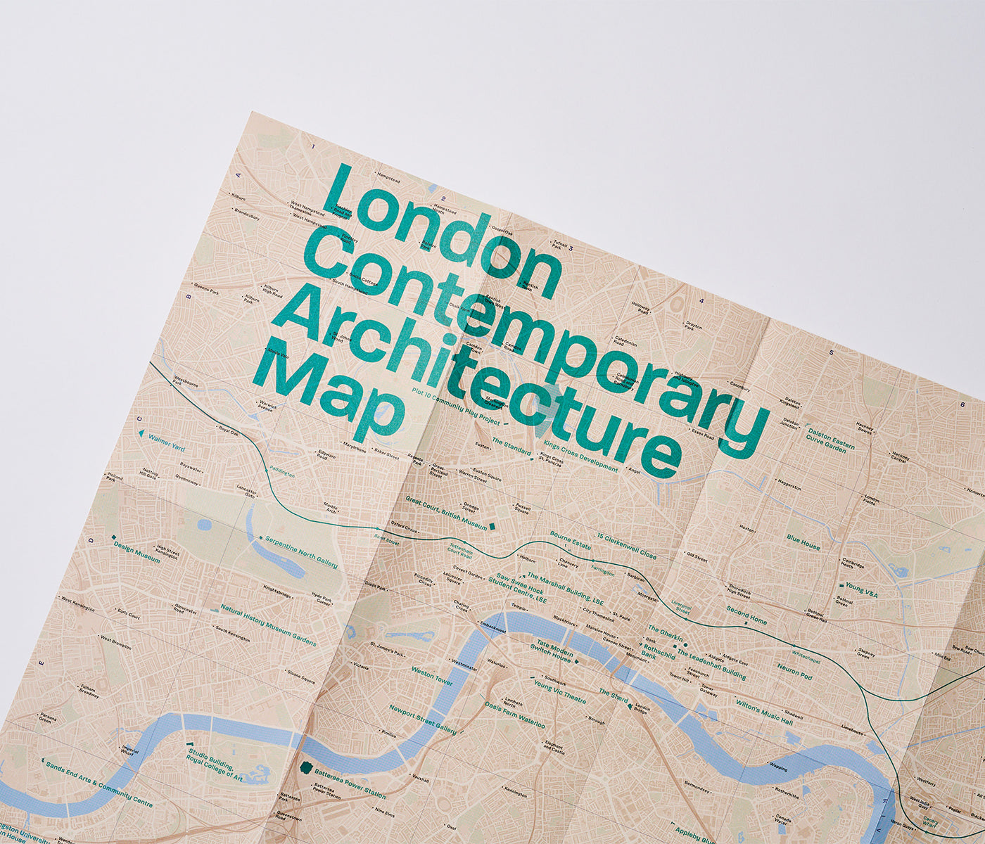 London Contemporary Architecture Map