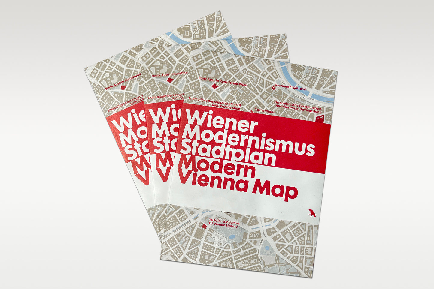 Modern Vienna Map / Wiener Modernismus Stadtplan