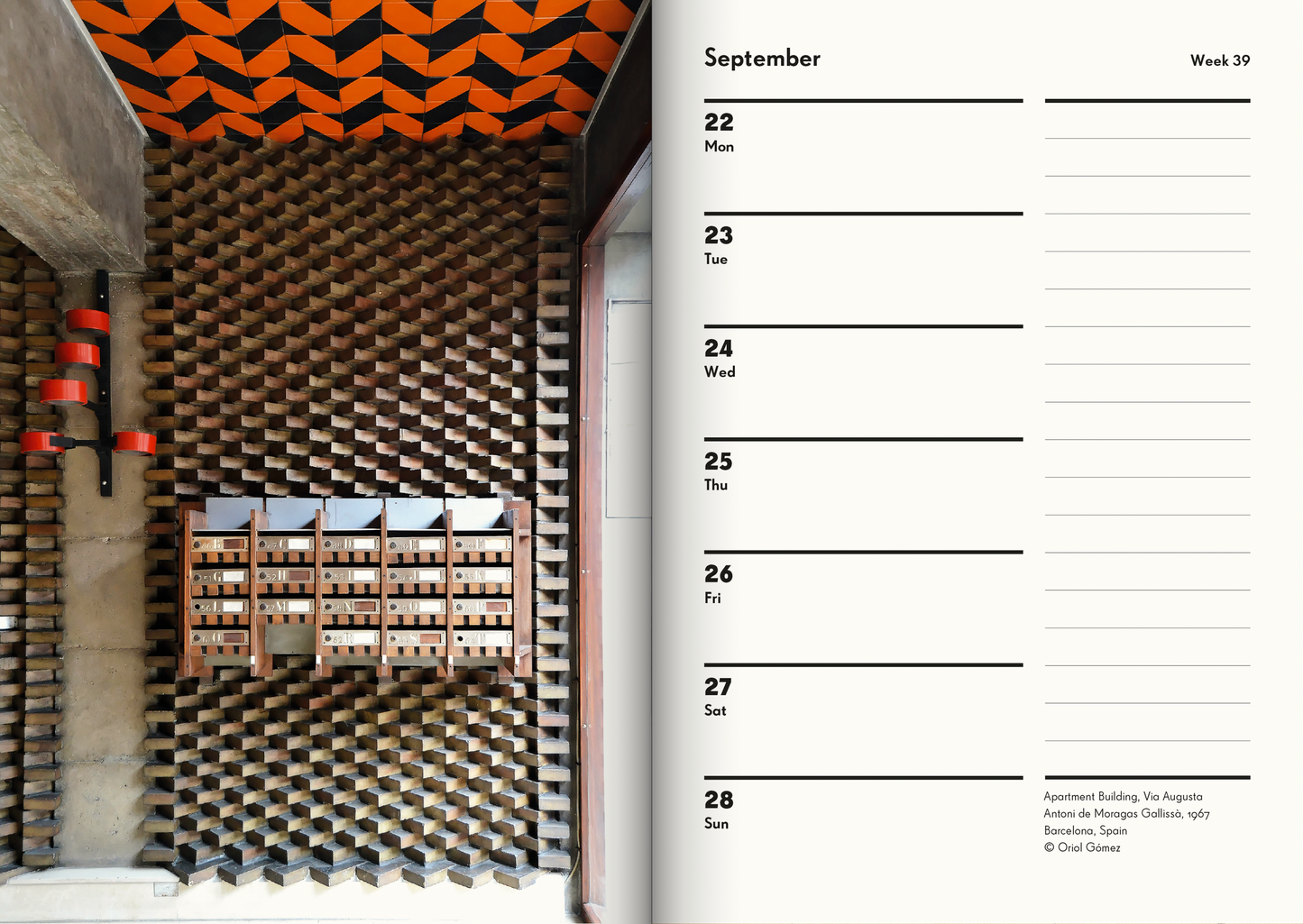 Modernist Weekly Planner 2025