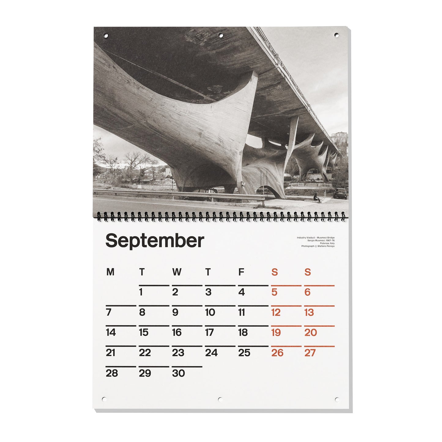 Brutalist Calendar 2026
