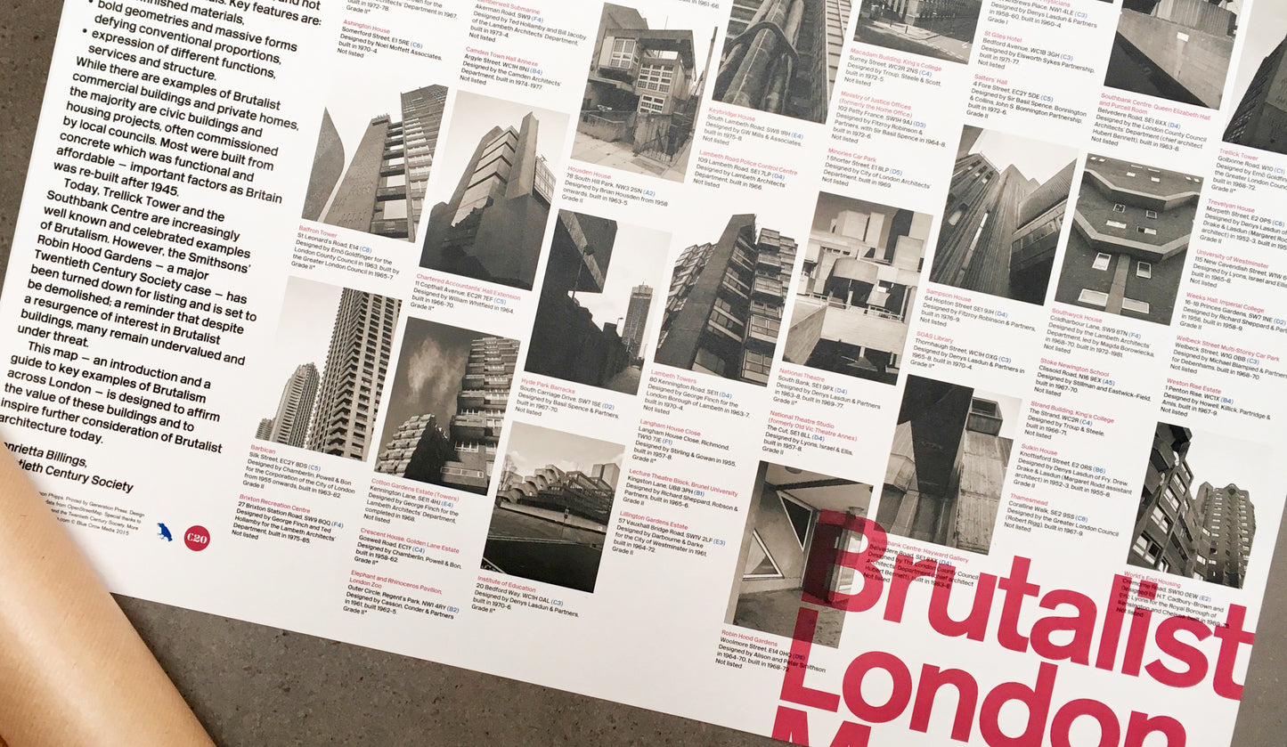 London Architecture Maps – Set of 3