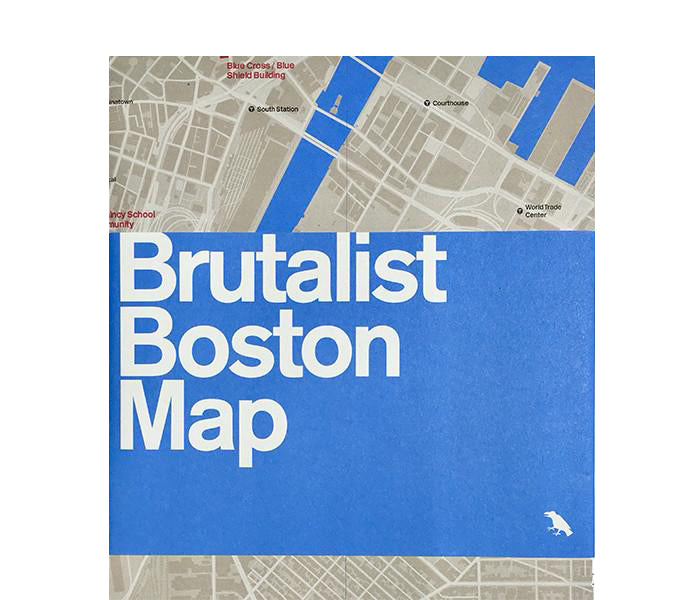 Brutalist Boston Map