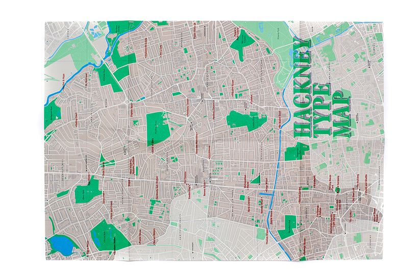 Hackney Type Map - Explore the Architectural Lettering of Hackney ...