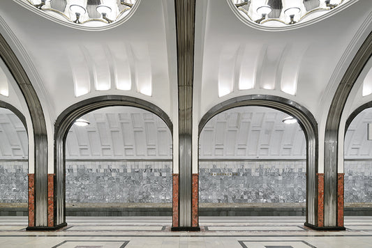 Moscow Metro Architecture & Design Map