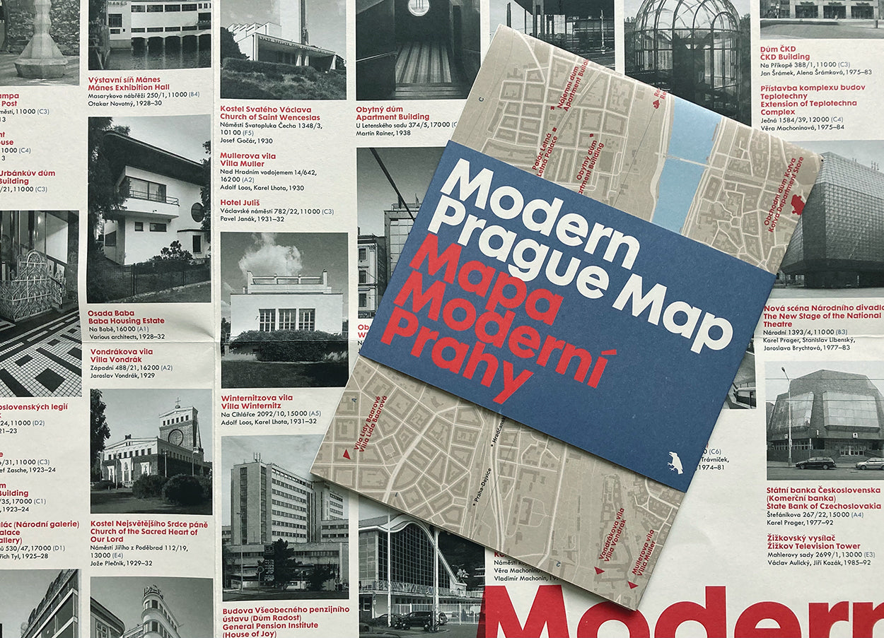 Modern Prague Map / Mapa Moderní Prahy